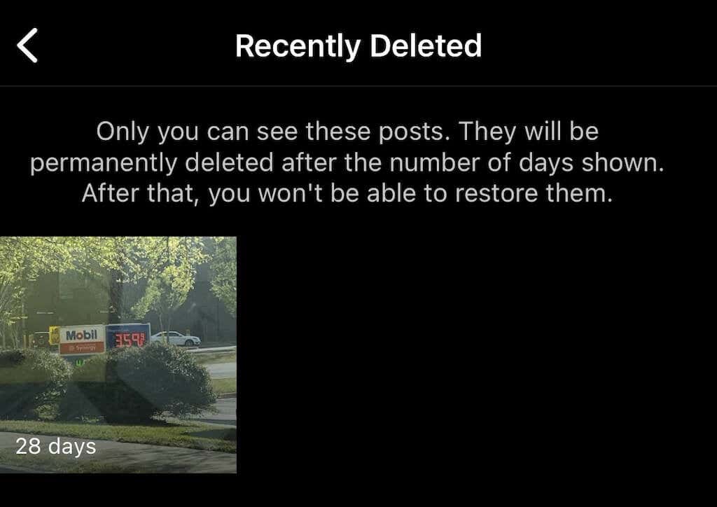 3-Recently-deleted - Online Tech Tips How to Recover Deleted Instagram Photos image 3 - 3-Recently-deleted