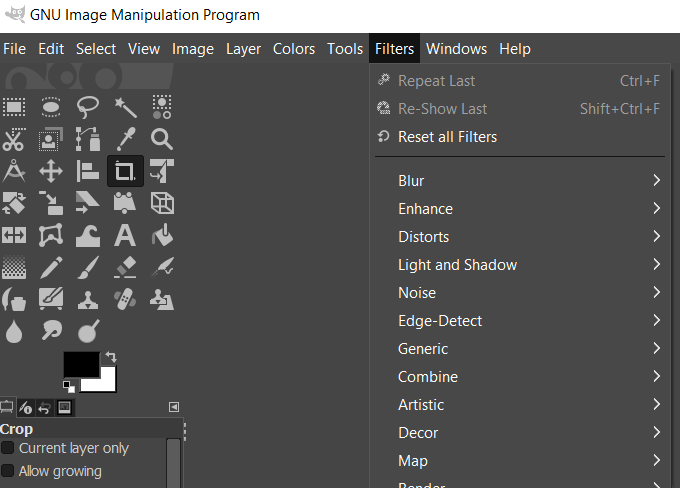 Installing GIMP Plugins Automatically image - filter