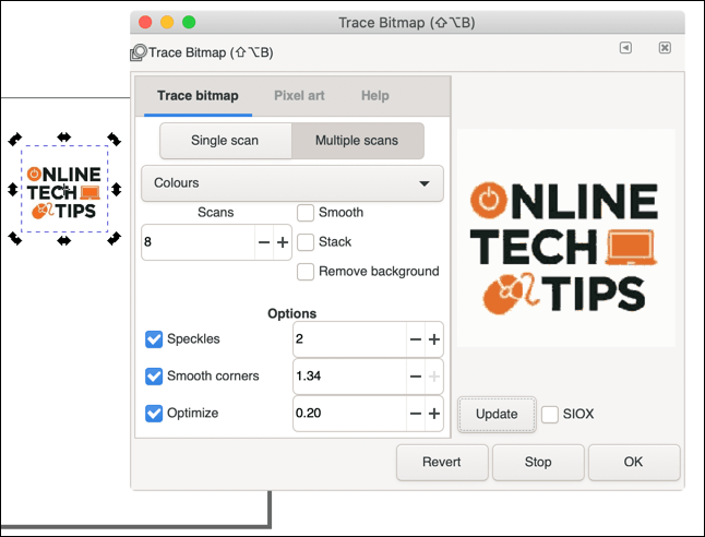 Creating & Editing Vector Images In Inkscape image 3 - Inkscape-Vectorize-Image